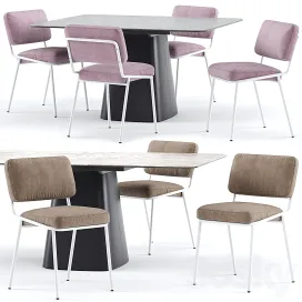 Sixty chair hey gio extending table